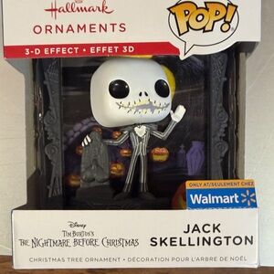Hallmark Pop! Jack Skellington Ornament - Black and White